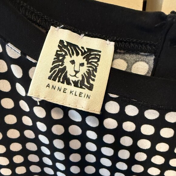 Anne Klein Polka Dot Blouse - Picture 3 of 5